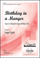 Birthday in a Manger SATB choral sheet music cover